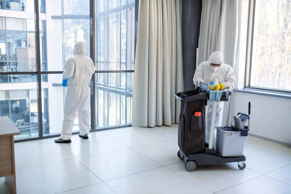 Unsere Haushaltsauflösung beinhaltet eine professionelle Desinfektion.